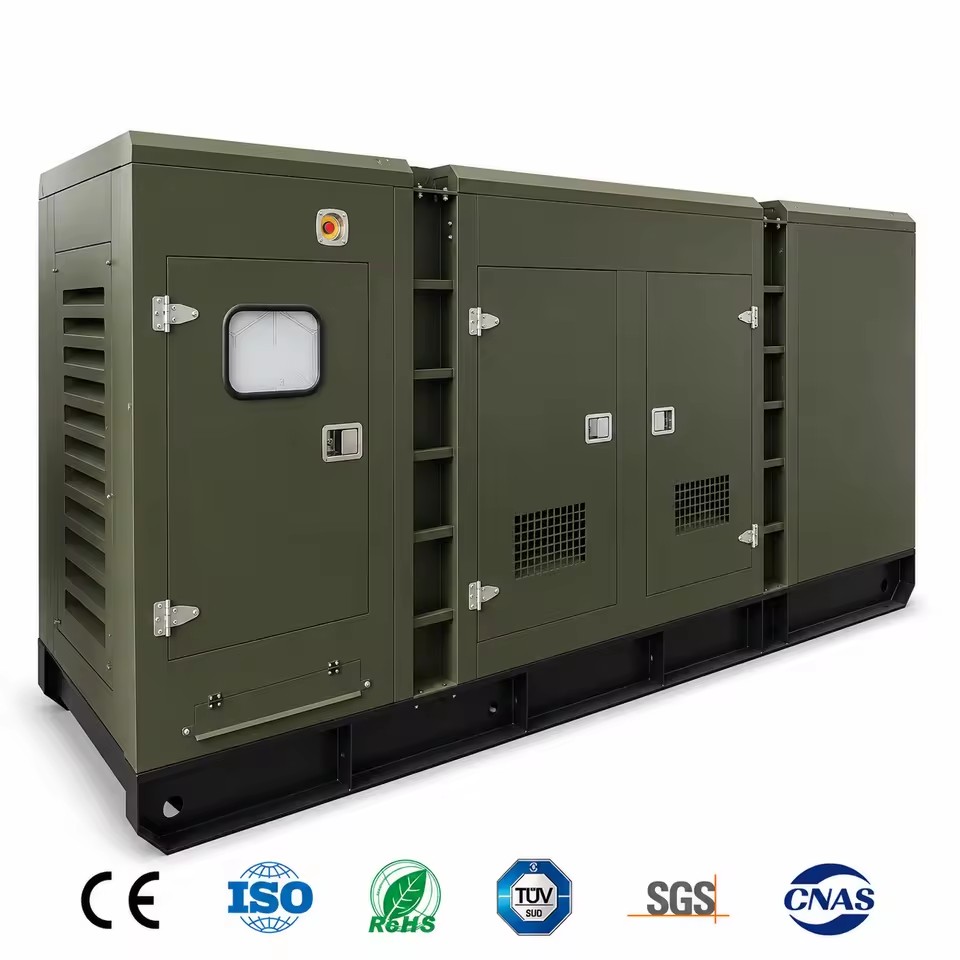 Weichai Silent Gas Generator Set Three Phase Output Weatherproof Canopy for Rural Ecological Park Power Generation Equipment