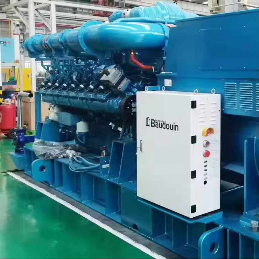 625kVA Silent Gas Generator Set Air/Water Cooling 70% Efficiency 480V 1500 RPM for Commercial Building Emergency Backup Power