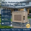18kW / 22kVA Home Gas Generator Dual Fuel LPG Natural Gas Auto Start 500H Tested for Continuous Full Load Operation