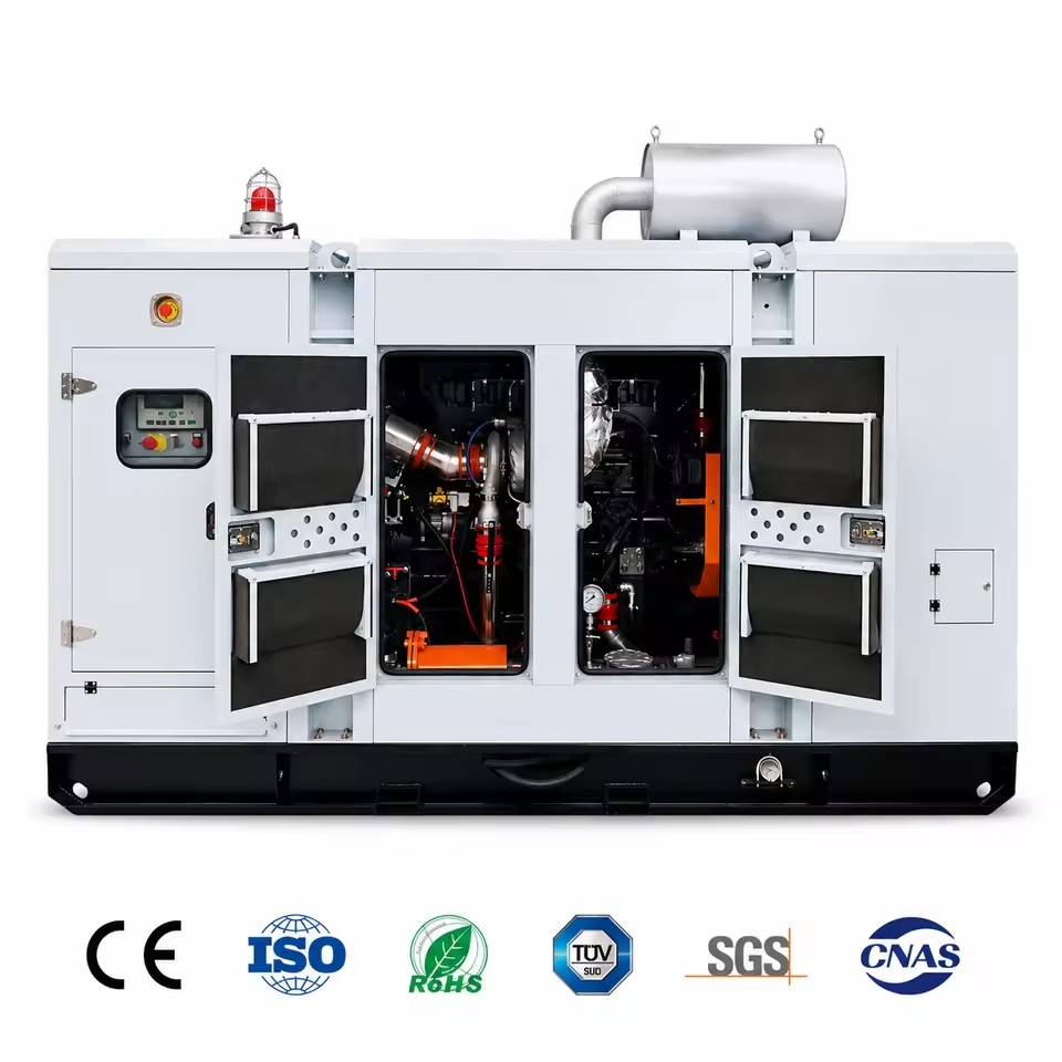 Super Silent Natural Gas Generator Weichai Engine ATS Automatic Switch Optional for Data Center Uninterrupted Power Backup