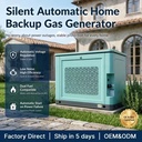18kW / 22kVA Standby Gas Generator Dual Fuel NG LPG Automatic Power Backup Easy Install Multi Location Use