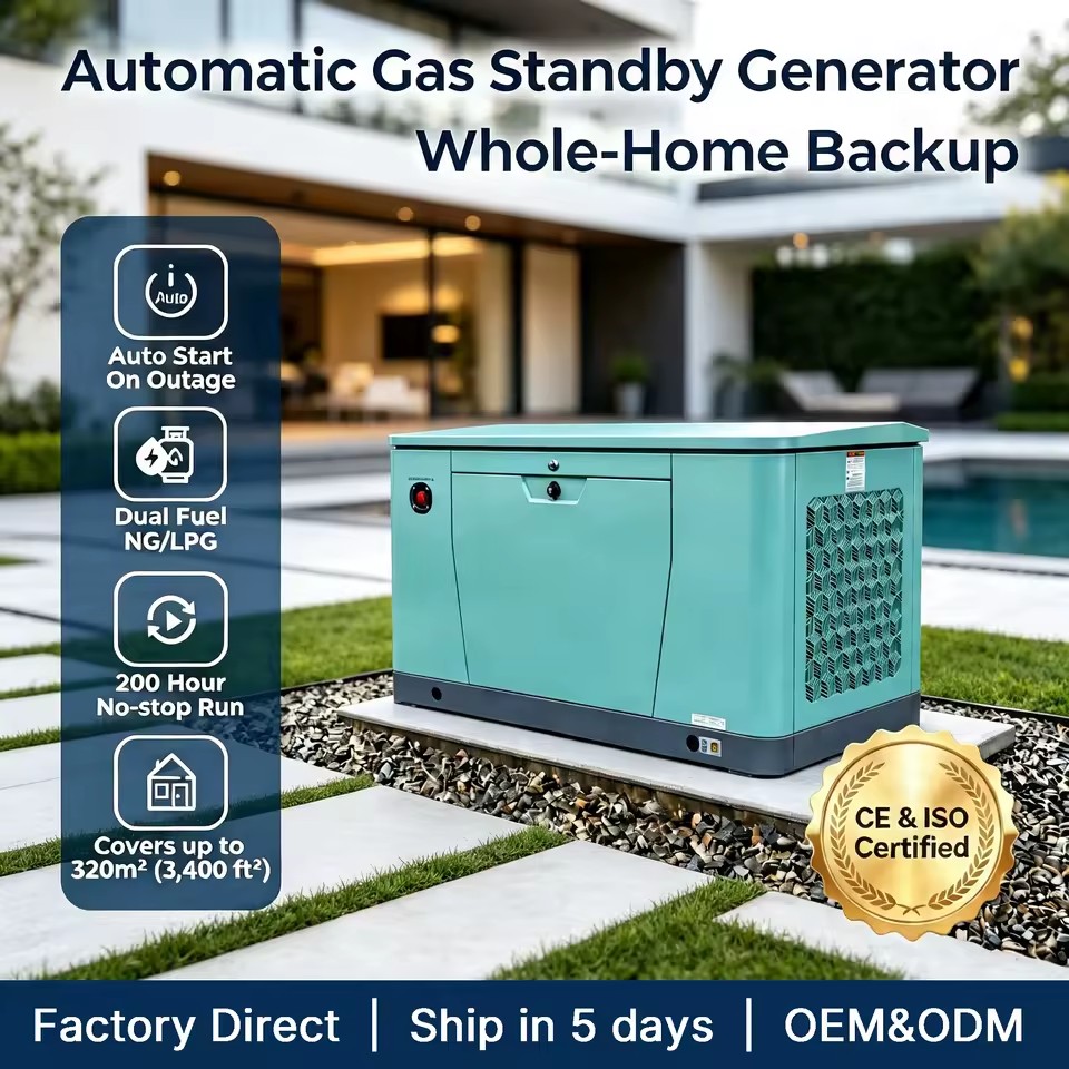 ApexGen 18kW / 22kVA Residential Liquid Cooled Generator with Low Noise Design and Reliable Backup Power