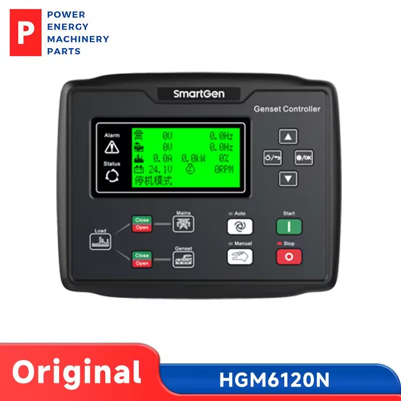 Plc Original HGM6120N Generator Genset Auto Control Module Display AMF Controller Bulk Supply
