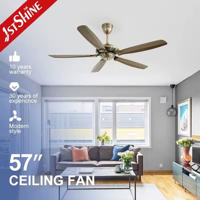 1stshine 5 Blades ABS Blade Asian Design Reversible Durable Quality Heavy Duty High Efficiency Ceiling Fan