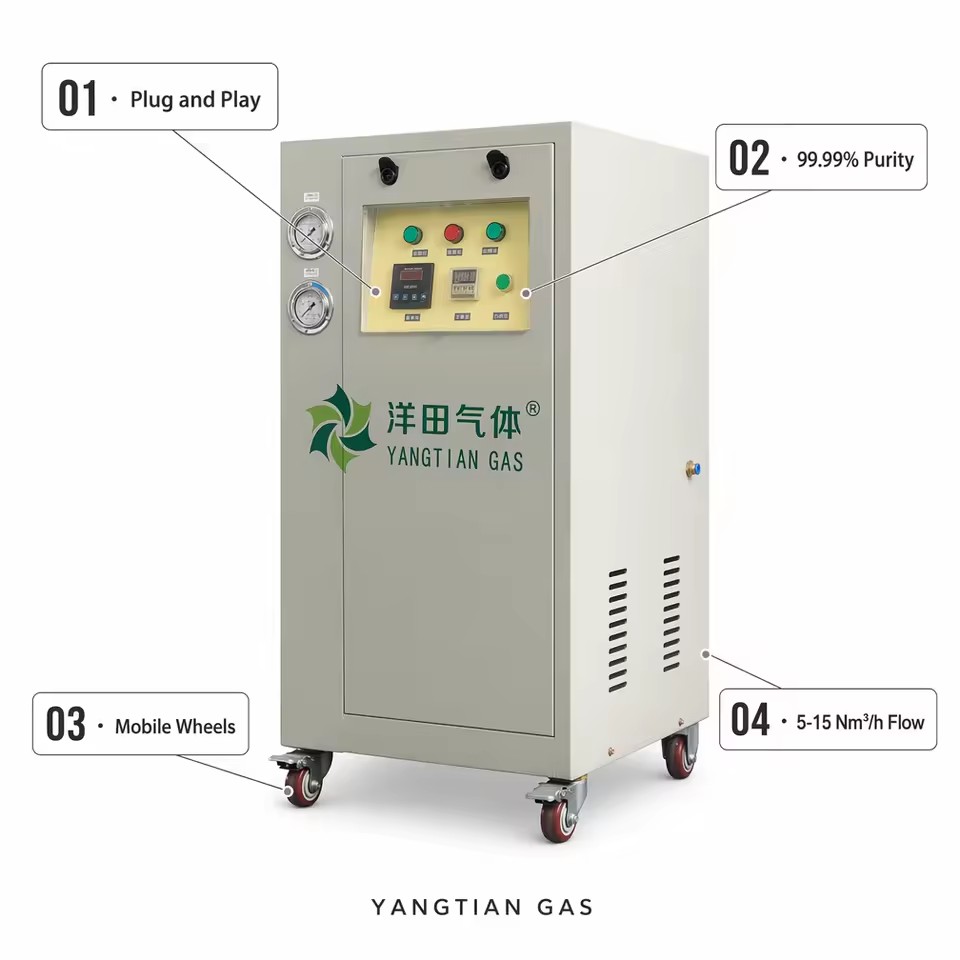 YANGTIAN Cryogenic Nitrogen Generator LN2 Production Small Air Separation Unit ASU Plant Medical Lab Use