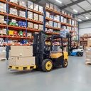 HZHI CPD Electric Forklift Lithium-Ion Battery Solid Tires 35% Energy Saving 20dB Noise Reduction for Night Operations