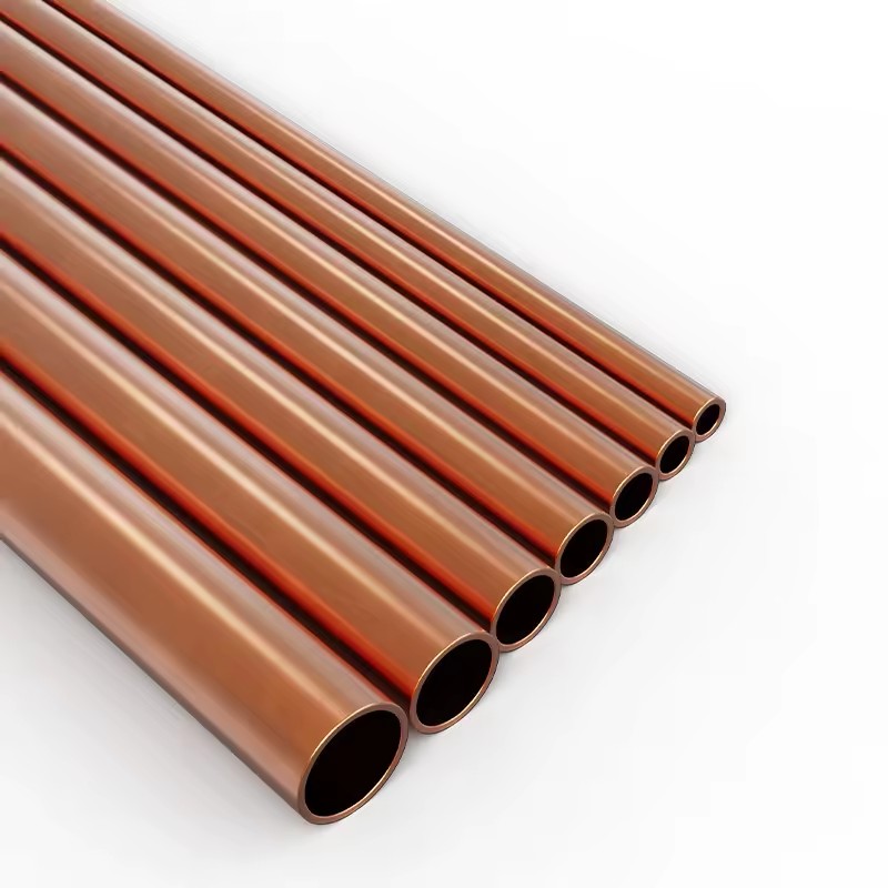 Seamless Copper Tube C12200 C11000 99.9% Pure Straight Copper Pipe for HVAC Refrigeration Air Conditioning ASTM B280 3m 6m