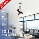 1stshine 13 Inches New Small Size Voice Assistant Low Power Consumption High Efficiency Small Ceiling Fan
