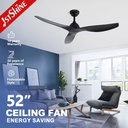 1stshine 52 Inches ABS Blade Modern Living Professional Grade Ultra Quiet Eco Friendly Heavy Duty Smart Home Ceiling Fan