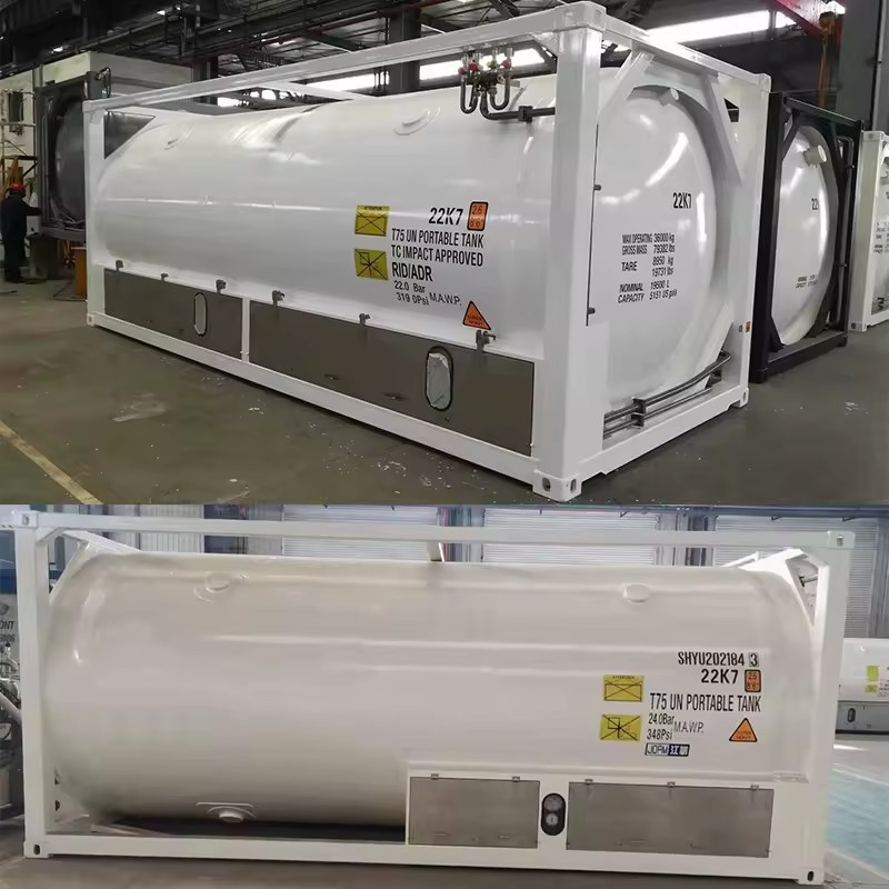 20ft ISO Tank Container for Efficient Liquid Oxygen Nitrogen Argon Storage-Premium Gas Generation Equipment