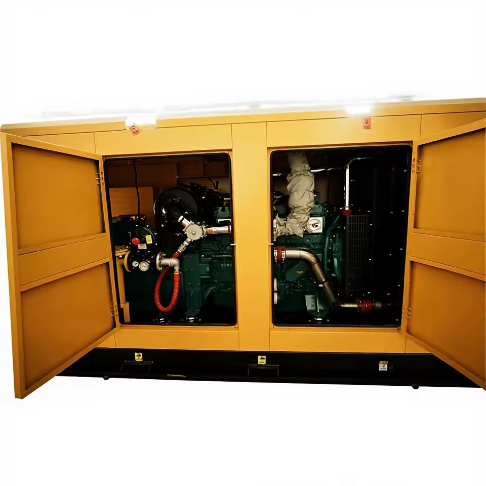 312.5KVA 250KW Silent 380V Three Phase Natural Gas LPG Biogas Syngas Water Cooled Generator Set Trailer Electric Start AC Single