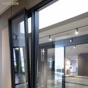 Wazzor Factory Direct Sell Custom Home Villa Energy Saving Windows Sound Insulation Aluminum Window Waterproof Casement Window