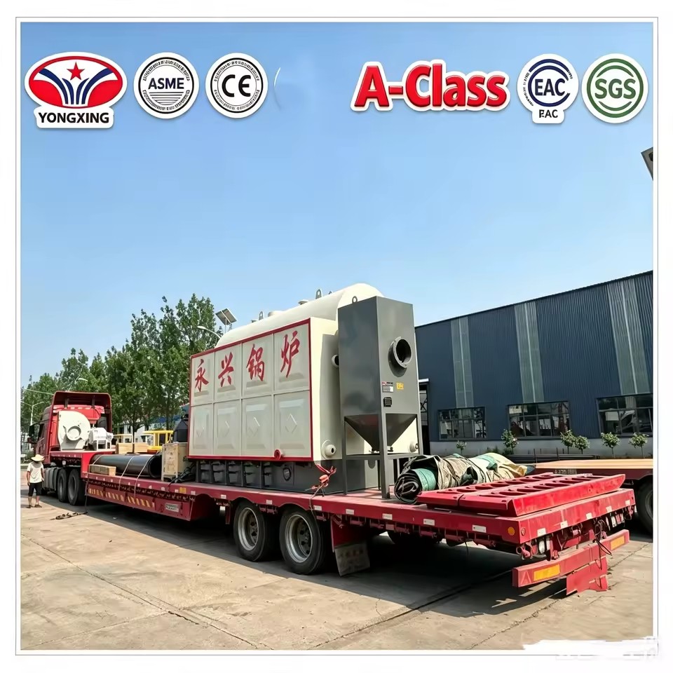 DZH Manual Feeding Grate Flexible Fuel Adaptability Rural Heating Industrial Boiler
