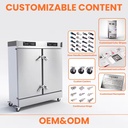 Professional Commercial Electric Twenty Four Tray Food Steamer Rice Steamer Machine for Catering Kitchen
