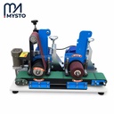 100 mm Single/Dual/Three-Station Abrasive Belt Metal Polishing Machine for Stainless Steel Deburring and Brushed Finish