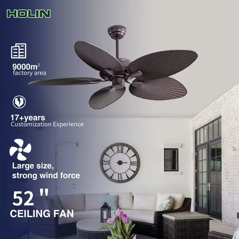 52-inch DC Motor Energy-saving 5 ABS Blade 6-speed Adjustable with Remote Control Fan Ceiling Fan
