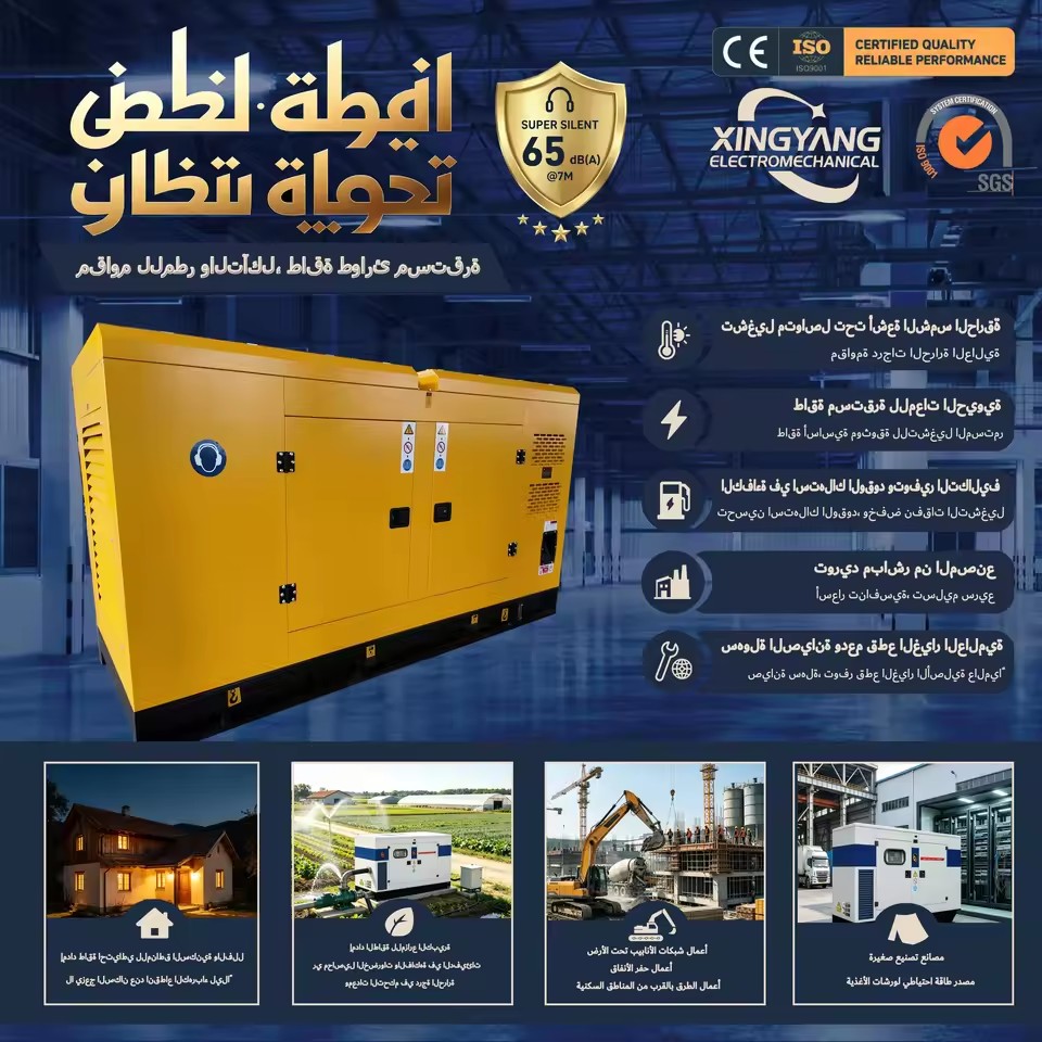 50kW 100kW 30kw150kw High Efficiency Silent Water Cooled Three Phase Industrial Standby Power Supply Perkin-s Diesel Generator