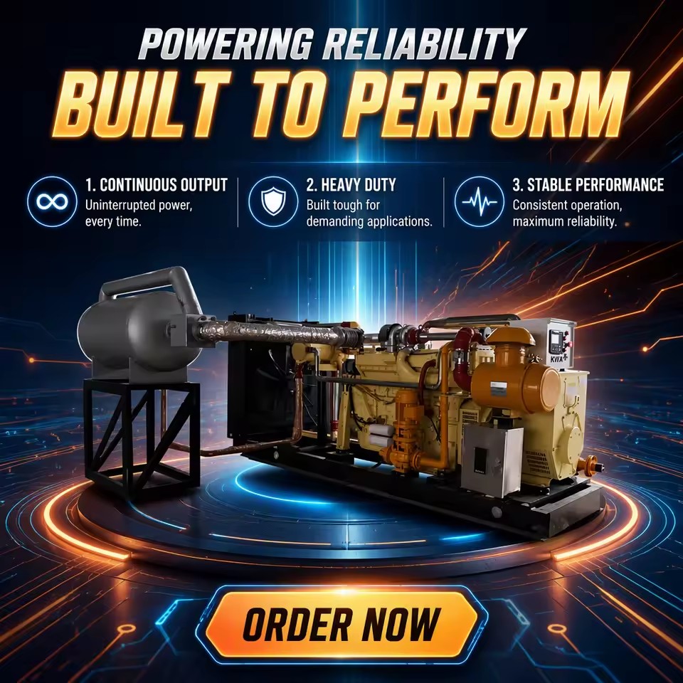 EPA Cummins Weichai 100kw 200kw 300kw Biogas Natural Gas Generator Micro with DC Start and Remote Start for Home Backup Power