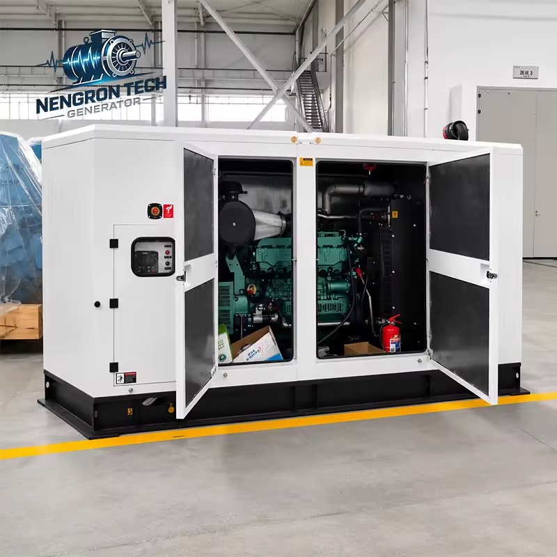 Low Noise Quiet Natural Gas Generator Set for Residential Area and Community Quiet Power Solutions Management