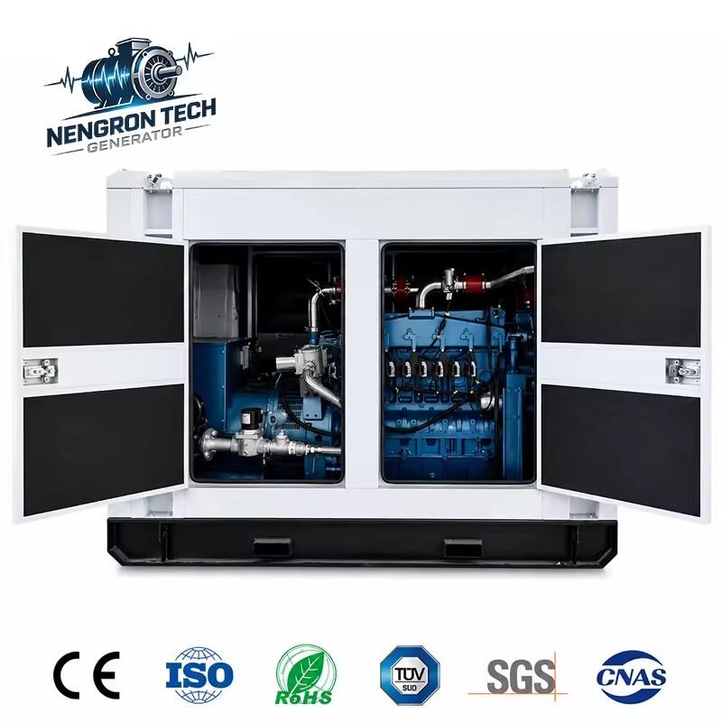 Silent Gas Generator Set Powered by Weichai Engine High Safety Grade Suitable for Underground Warehouse Emergency Power Demand