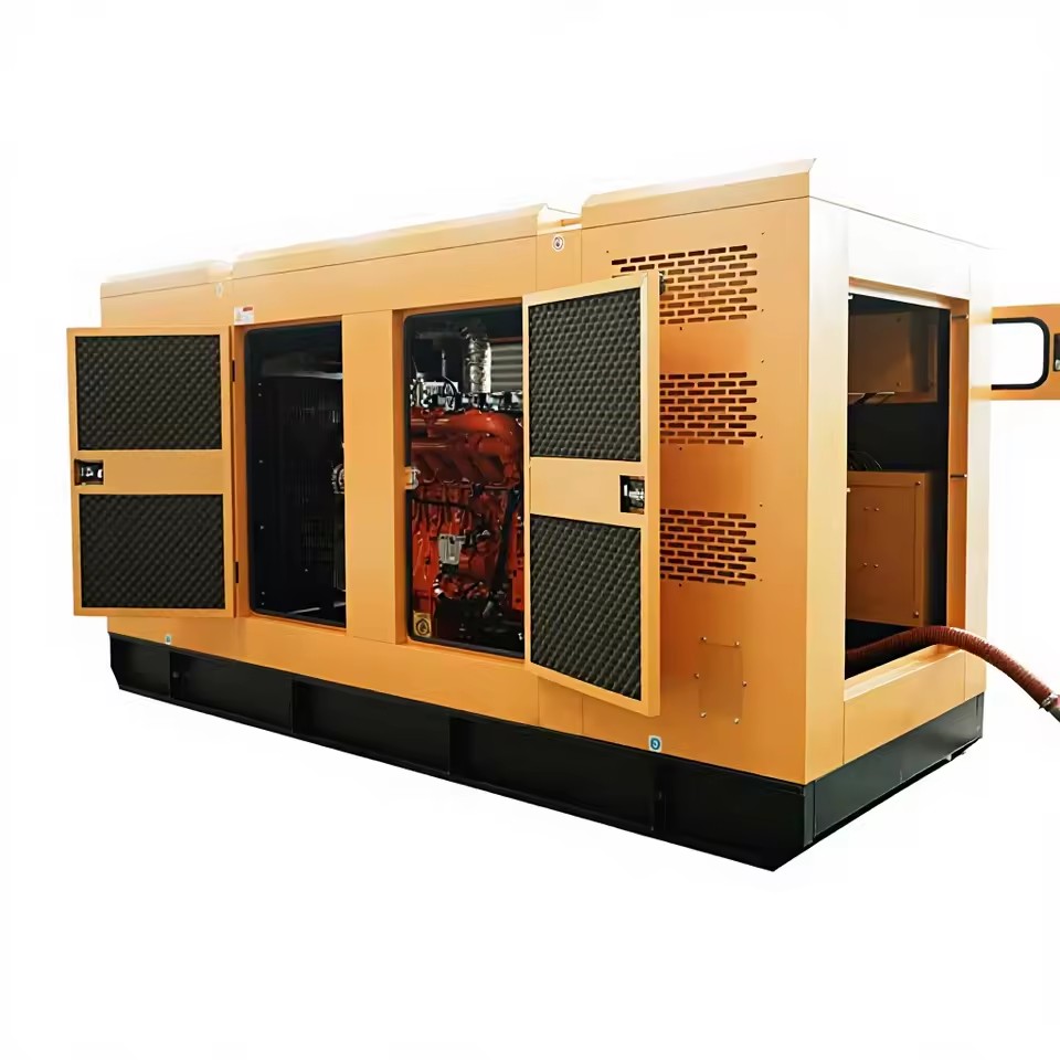 Durable 200KW Silent Natural Gas LPG Syngas Biogas Generator Set Three Phase AC CE ISO Certified 220V 24V ATS Auto Start