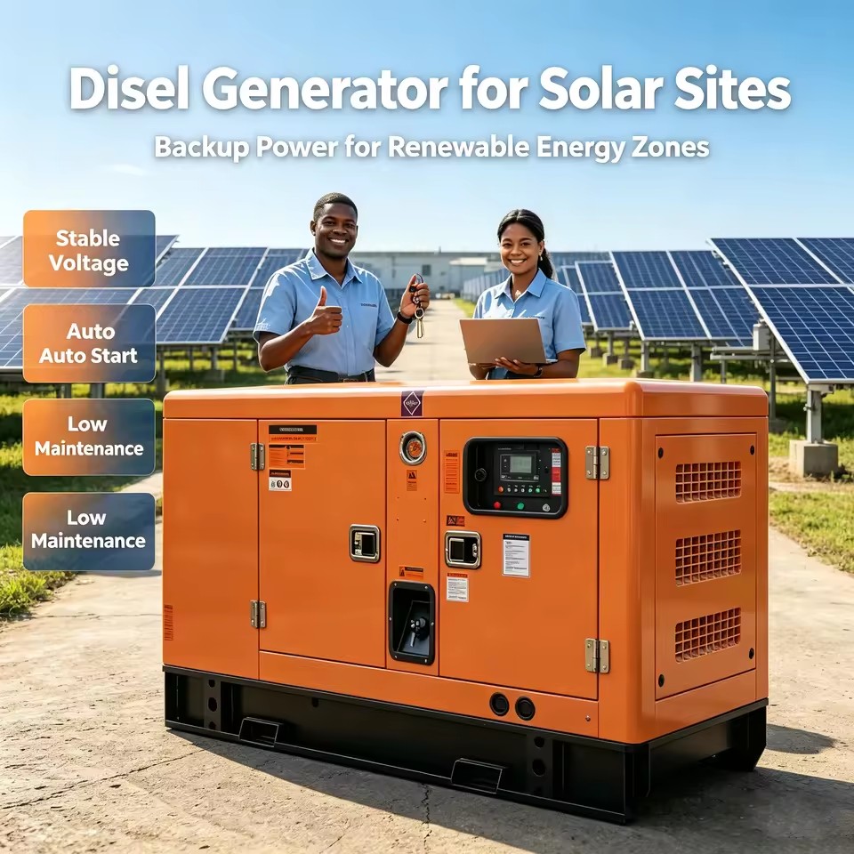 YUNNEI 25KVA Single Silent Diesel Generator Set 20KW 3 Phase 50/60Hz Canopy Unit Solar Project Renewable Energy Backup Power