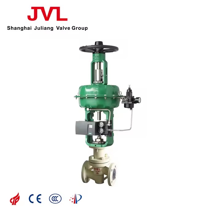 ZJHPF-16W Pressure Water Flow Pneumatic Control Diaphragm Fluorine-lined Single Seat Regulating Valve