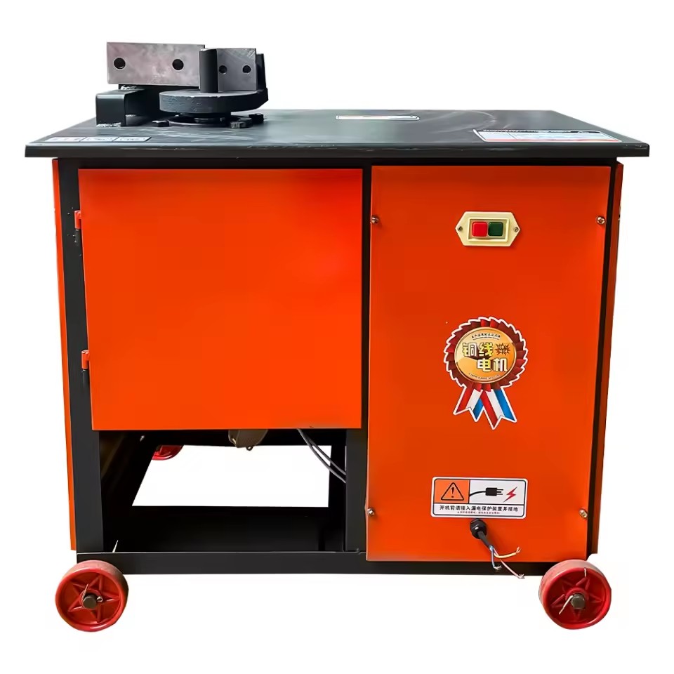 Electric Carbon Steel Rod Bar Bender/Reinforcing Semi-Automatic Rebar Stirrup Bending Machine High Productivity 2.2kW Motor
