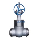 Z561Y Bevel Gear Butt Welded Gate Valve JQFM Brand Metal Hard Seal Stellite Alloy DN80-DN1000 PN16-PN100