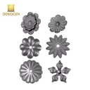 Decorative Cast Iron Flower and Leaves Wrought Iron Cast Steel Gate Ornaments