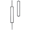 Modern Design Cast Wrought Iron Balusters for Villa Stair Decorative Use