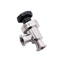 Stainless Steel Manual High Vacuum Angle Valve with KF Flange for Gas | Manufacturer Direct Supply