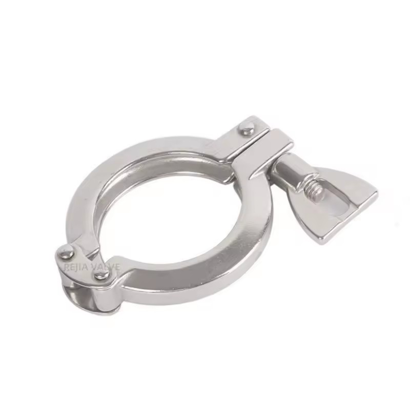 Stainless Steel Precision Casting Tri Clover 1.5'' Heavy Duty Double Pin 13SF Clamp