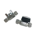 316 Female Gas Instrument Compression Fittings Double Union Ball Valve DN8-DN20 Flanged Medium Temperature