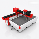 High Pressure Intensifier Pump Robust-Built 5 Axis AC Tilting Head Waterjet Cutting Machine for Marble Processing