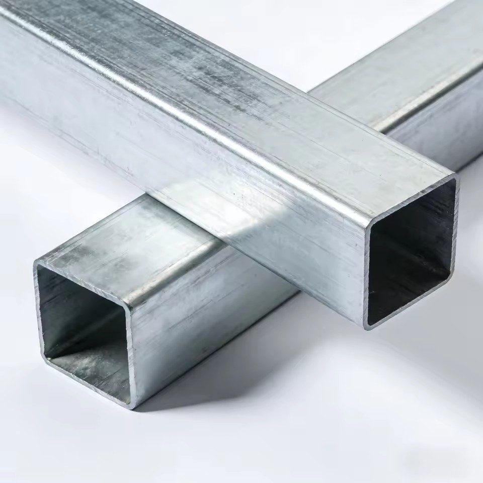 Z275 Zinc Coating ASTM Hot Dipped Galvanized Carbon Steel Square and Rectangular Tube Support Custom Size