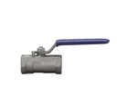 1PC Manual Threaded Carbon Steel Ball Valve with PTFE Sealing for Water OEM Customizable 3-Year Warranty