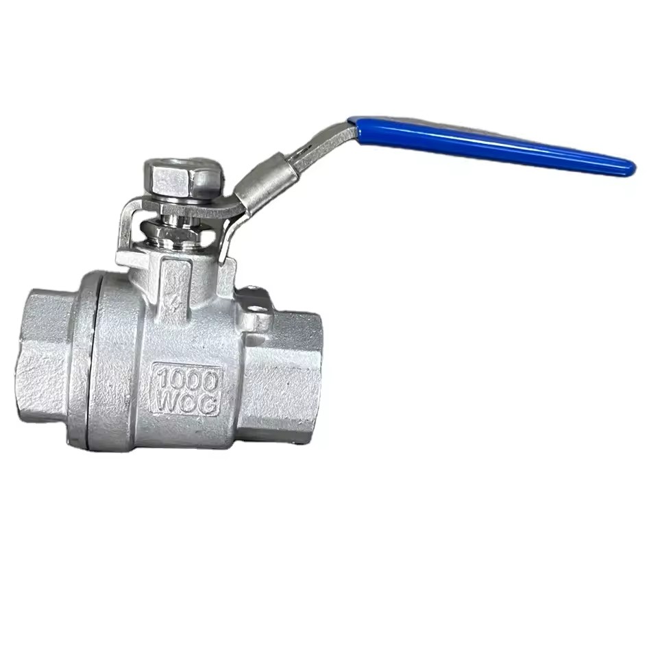 JINGJJUN Stainless Steel Manual Water Ball Valve with PTFE Seals and NPT Connections OEM