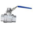 JINGJJUN Stainless Steel Manual Water Ball Valve with PTFE Seals and NPT Connections OEM