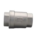 Stainless Steel Vertical Manual Check Valve with PTFE Sealing Material and 3-Year Warranty for Oil Applications
