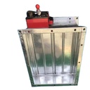 Galvanized Steel 70 Degree Hvac Motorized Manual Smoke Exhaust Fire Damper for Air Conditioning System