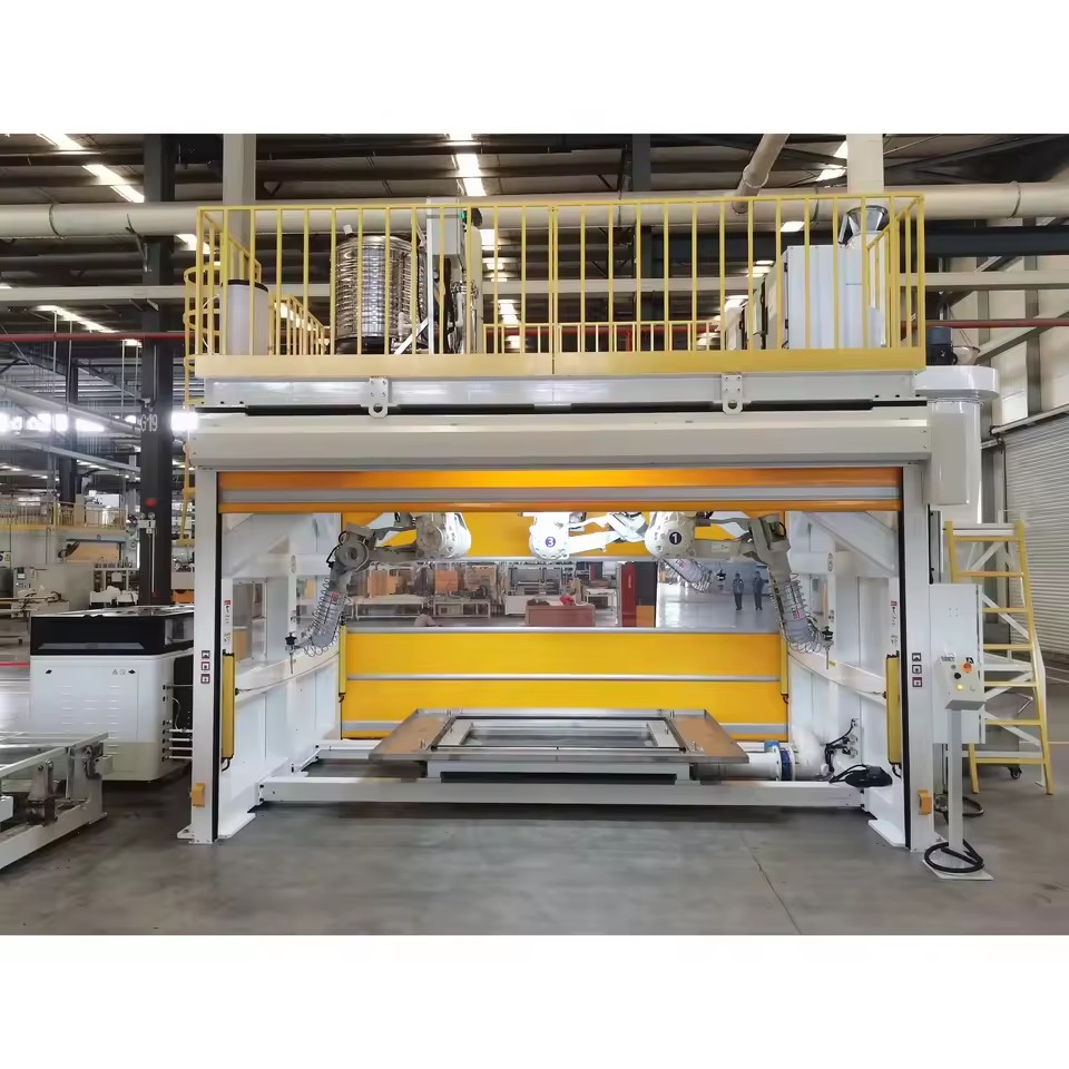 BBET Overhead Robotic Waterjet Cutter with Fixed Work Table