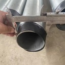 Hot Dip Galvanized ERW Pipe Q235 Material 152mm Large Diameter for Gas Transmission