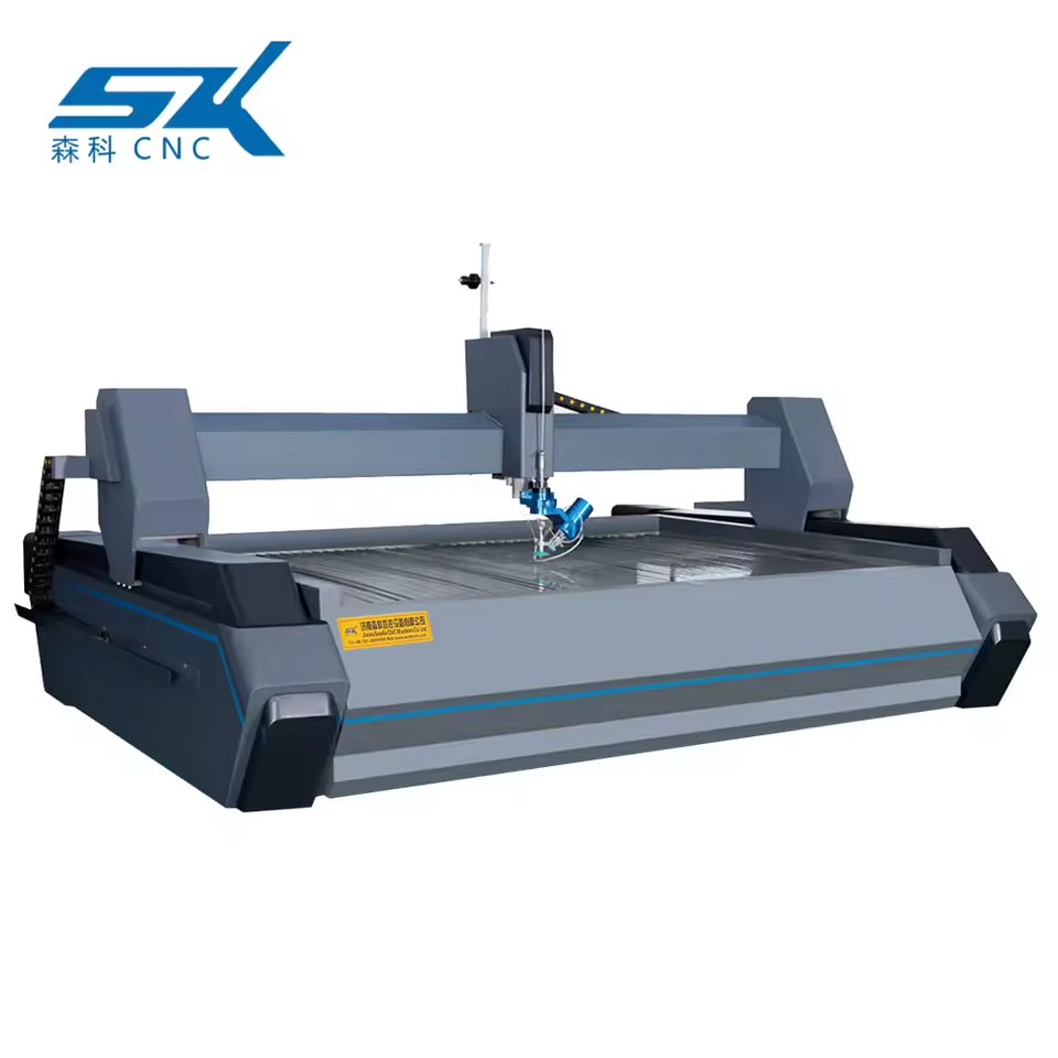 3 Axis 3d Gantry 3020 Cnc Metal Ceramic Stone Glass Abrasive Water Jet Cutter Cutting Machine