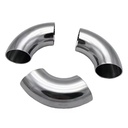 Short 3A SMS ISO DIN Sanitary Mirror Smooth Silver Stainless Steel 304/316L Welding Casting 3/4''-8'' 90 Degree Elbow Pipe