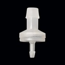 Miniature One-Way Spring Diaphragm Check Valve White Polypropylene (PP) 6*8mm Chang En for Water Pipe System Space