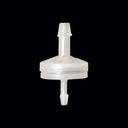New Arrival White Polypropylene One-Way Non-Return Check Valves for Fuel Gas Liquid Pipe Inline Fluids Fittings Chang En