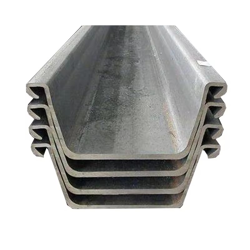 Larsen Carbon Steel Sheet Pile Z Type U Type Sizes 400*100*10.5mm 400*125*13mm 6m 9m 12m SY295 SY390 Cutting Welding Services