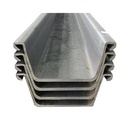 Larsen Carbon Steel Sheet Pile Z Type U Type Sizes 400*100*10.5mm 400*125*13mm 6m 9m 12m SY295 SY390 Cutting Welding Services