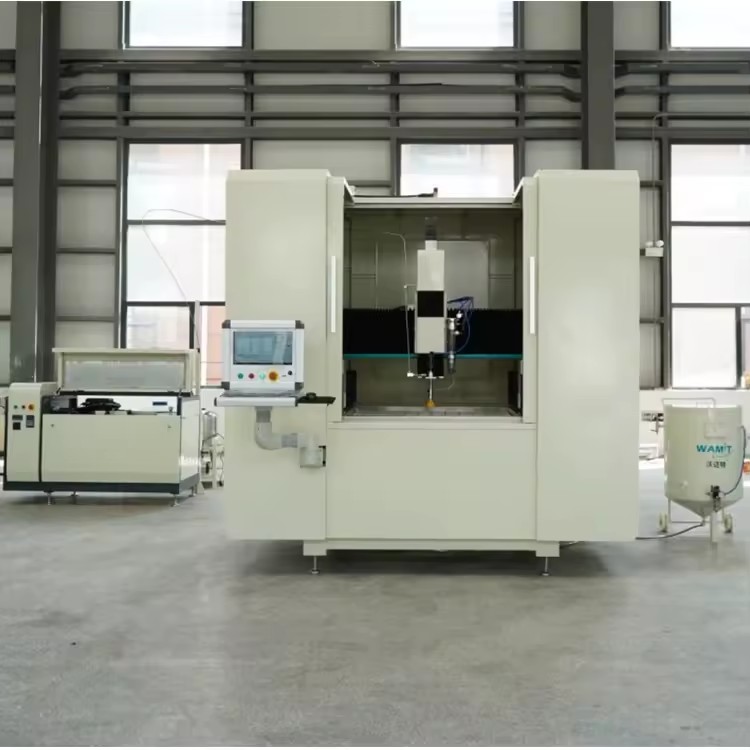 3 Axis Full Enclosed Abrasive Waterjet Cutting Machine Advanced Glass Cutting Machinery Water Jet Cutter
